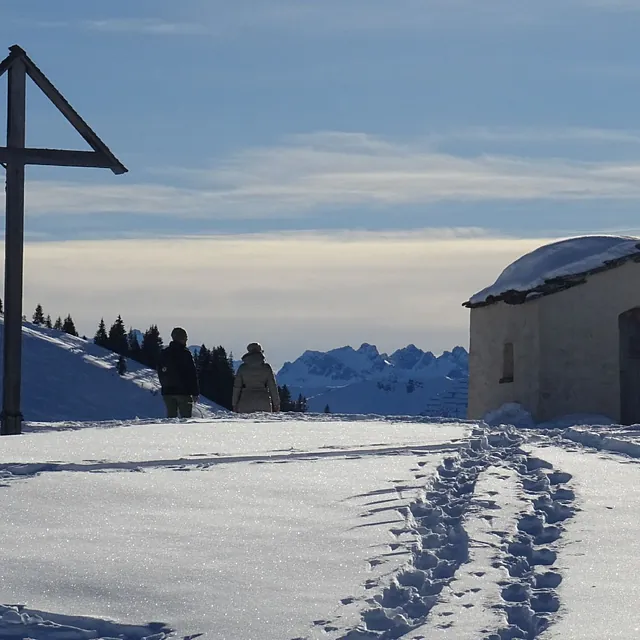Damüls Stofel Kapelle Winter