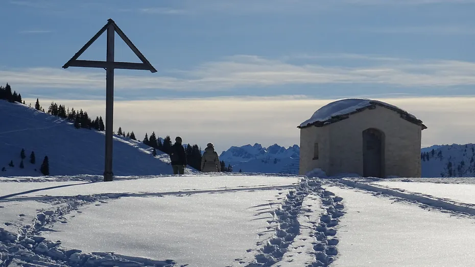 Damüls Stofel Kapelle Winter