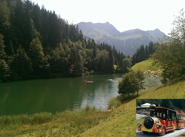 Seewaldsee mit Bummelzug